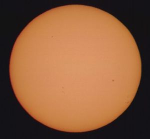 The sun's disk at f6.3